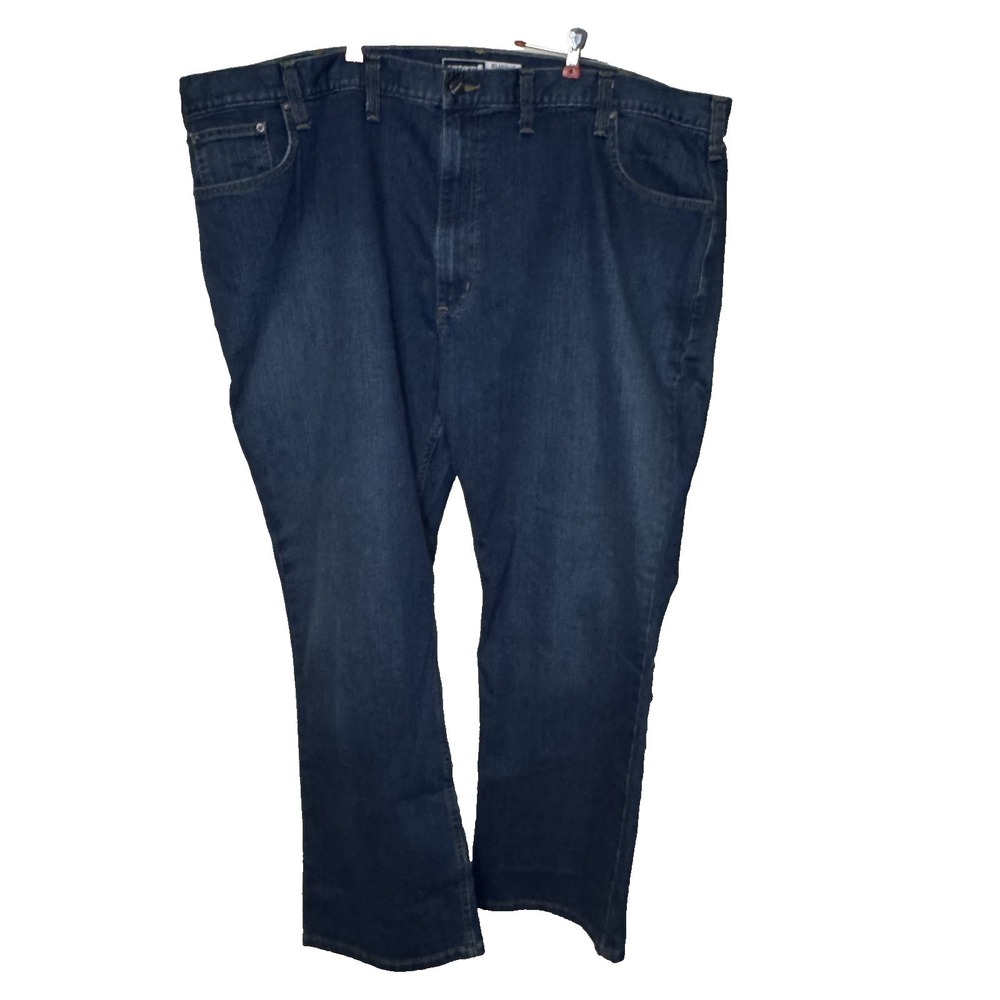 Carhartt Women's Jeans Rugged Flex Relaxed Fit BD2804-M Darkwash Denim 50X30 NWT
